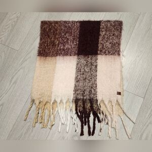 Lucky Brand Multicolor Fringed Scarf